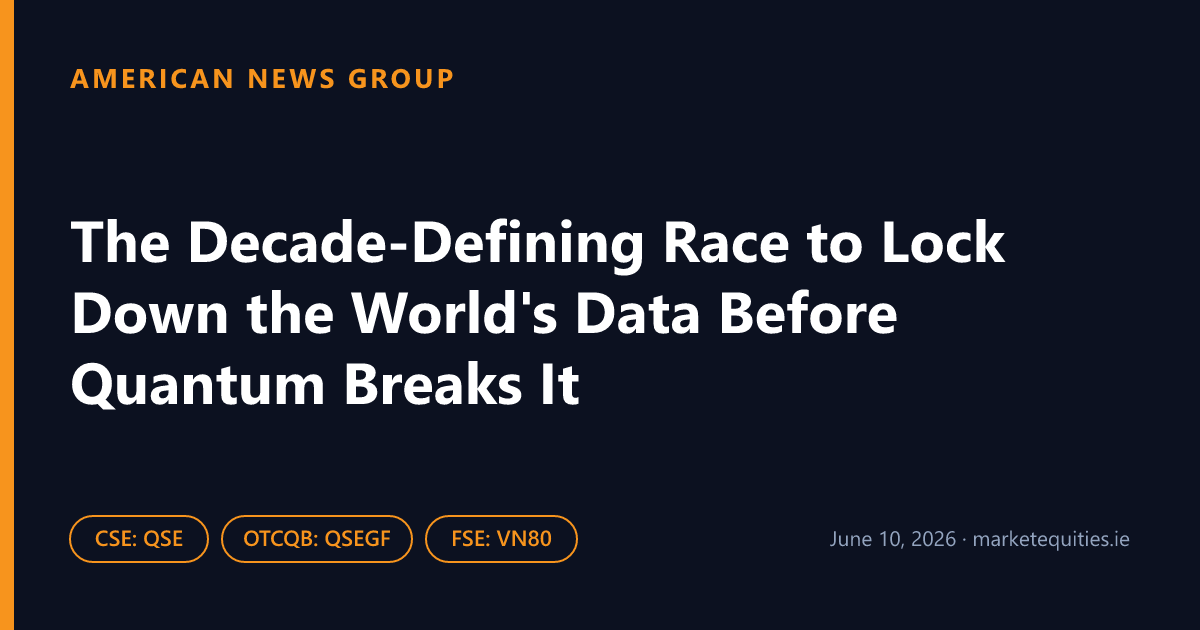 American News Group: The Decade-Defining Race to Lock Down the World's Data Before Quantum Breaks It