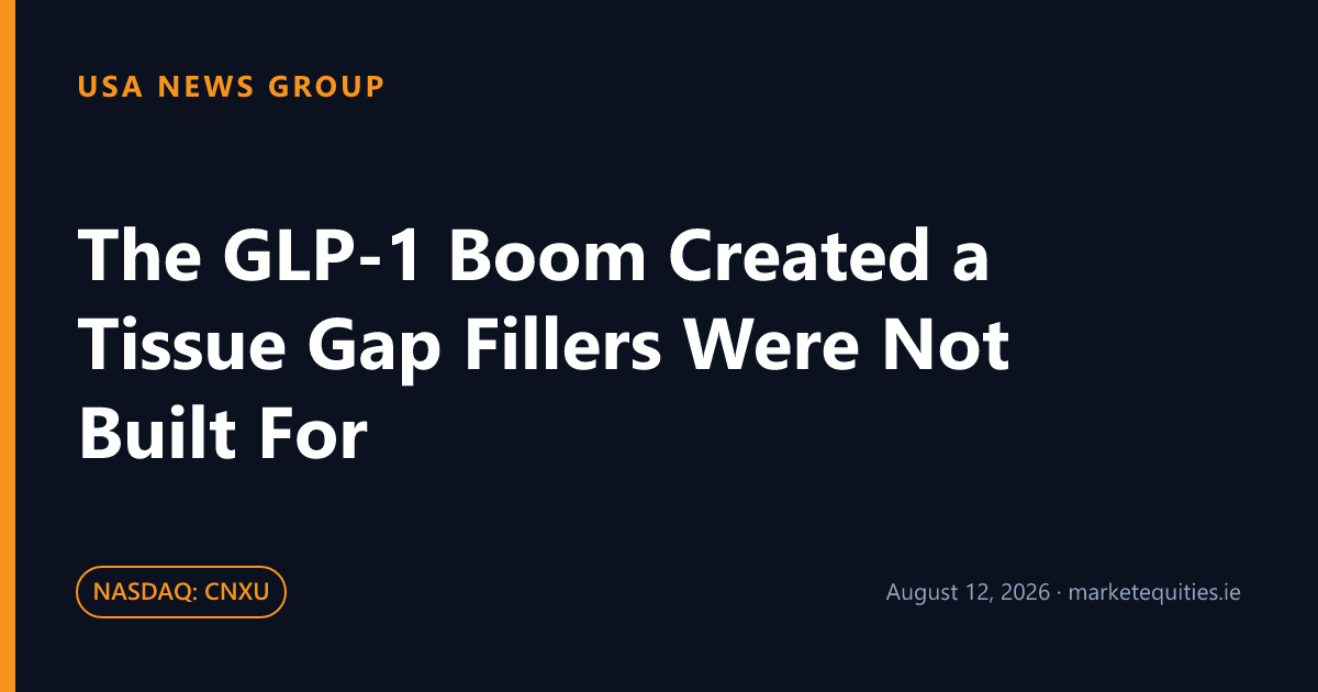 USA News Group: The GLP-1 Boom Created a Tissue Gap Fillers Were Not Built For